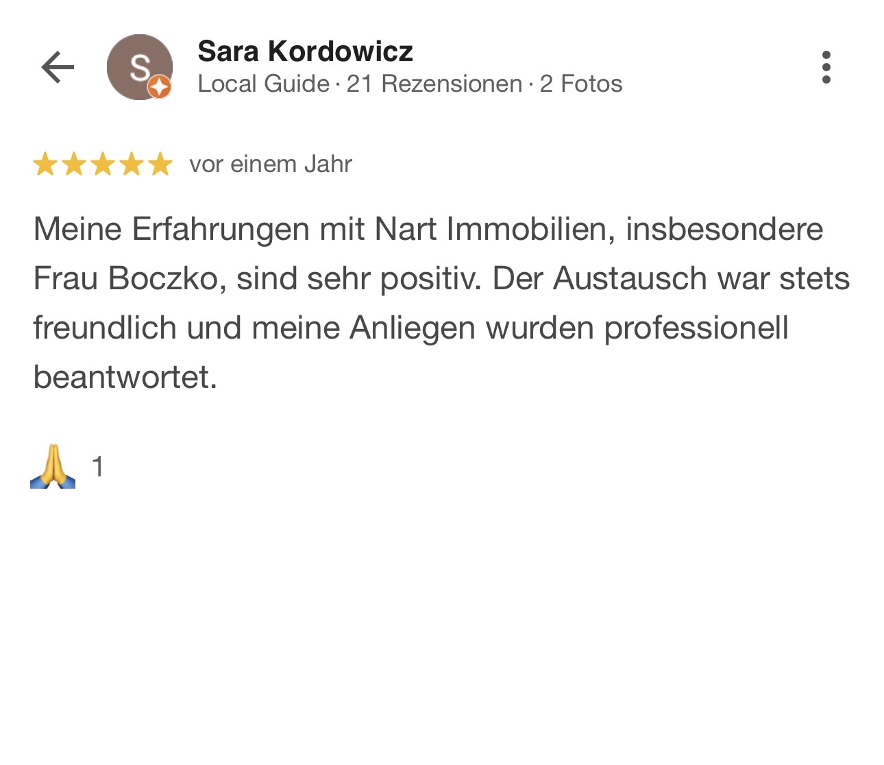 googlebewertung nart